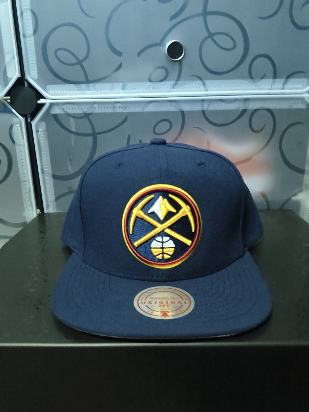 Mitchell & Ness Denver Nuggets Navy Snapback Hat